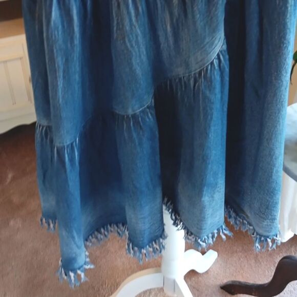 Easel Chambray Denim Dress - Picture 7 of 12